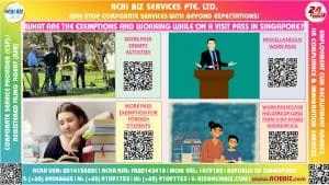 Exemption & Working On Visit